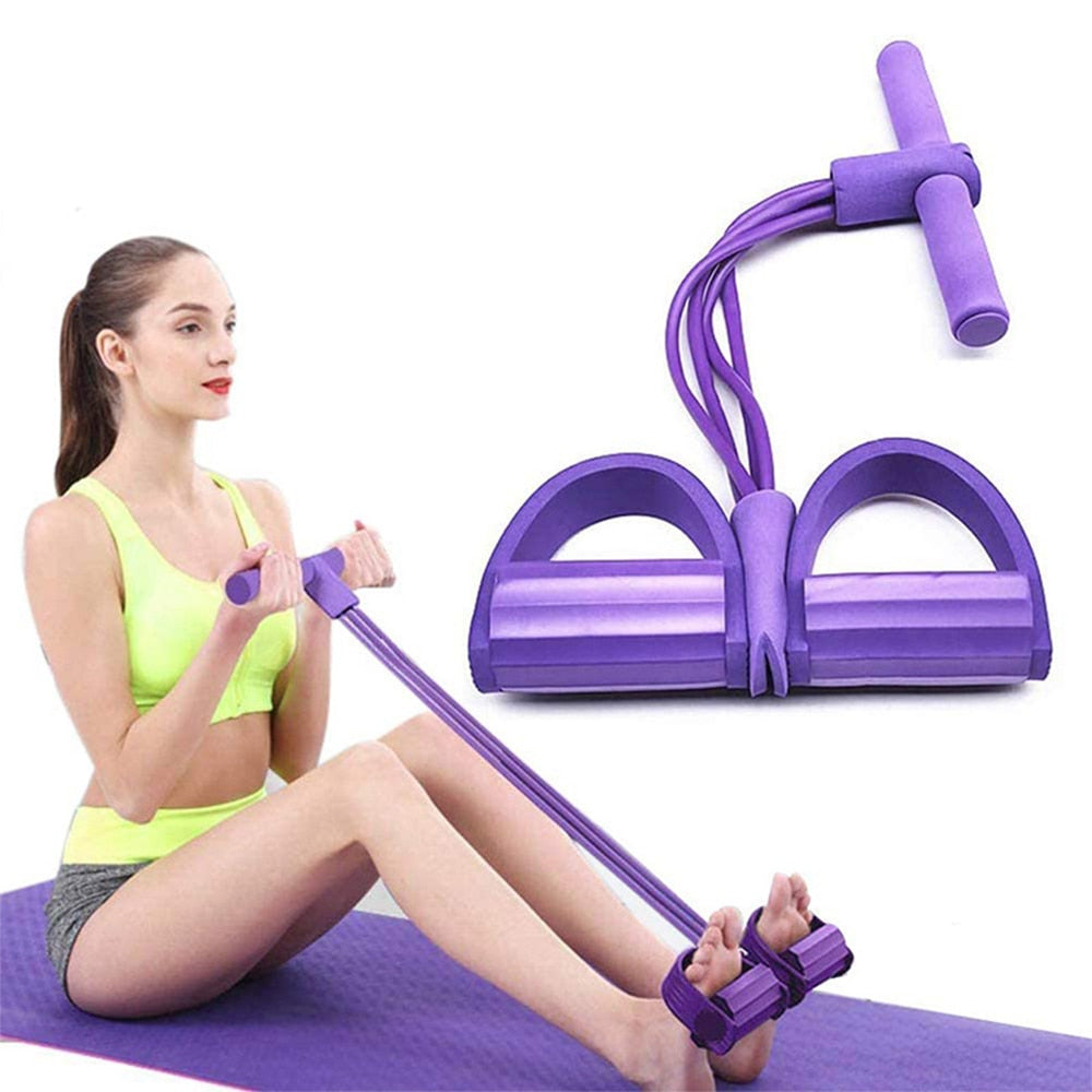 Multifunctional Pedal Resistance Elastic Sit-up Bands